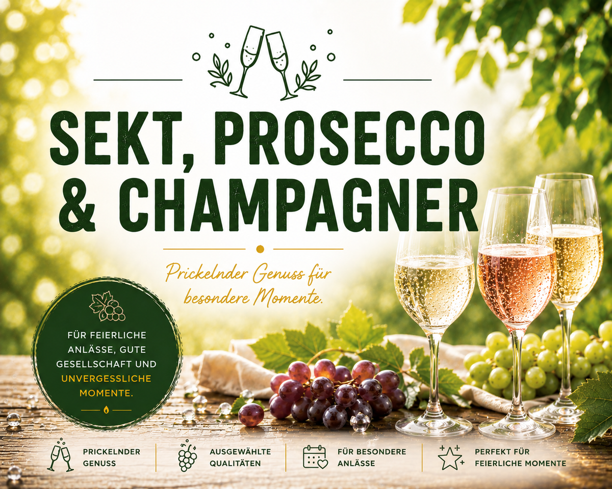 Sekt, Prosecco & Champagner