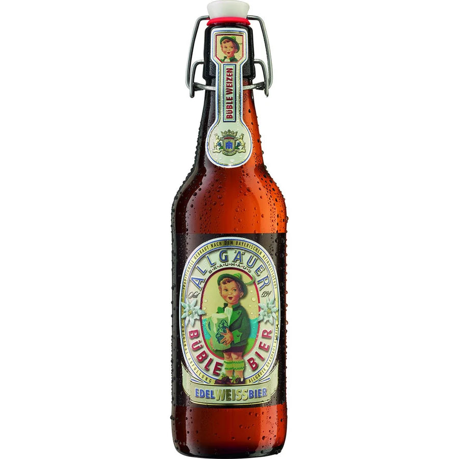 Allgäuer Büble Edelweißbier Bügel 20x0,5