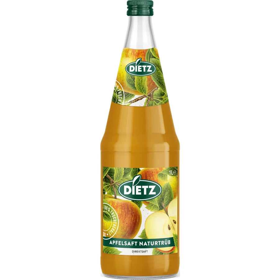 Dietz Apfelsaft naturtrüb Direktsaft 6x1