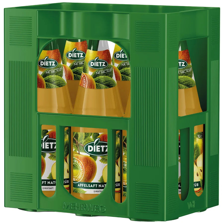 Dietz Apfelsaft naturtrüb Direktsaft 6x1