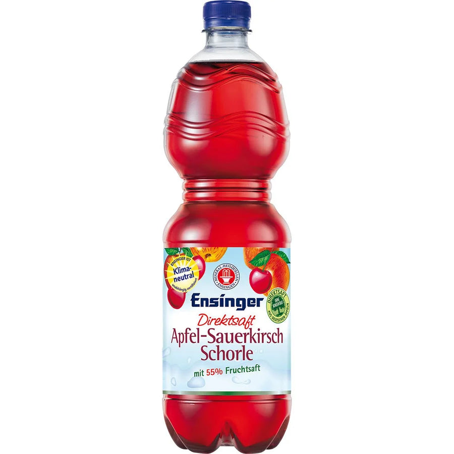 Ensinger Direkt Apfel-Kirsch Schorle 9x1 PET