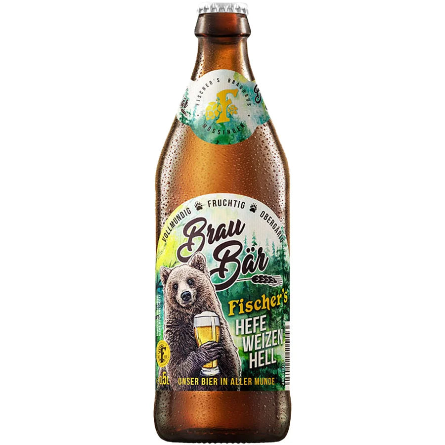Fischer's Braubär Hefe Weizen Hell 20x0,5