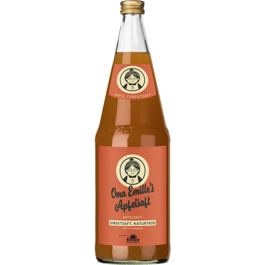 Oma Emille's Apfelsaft Direktsaft naturtrüb 6x1