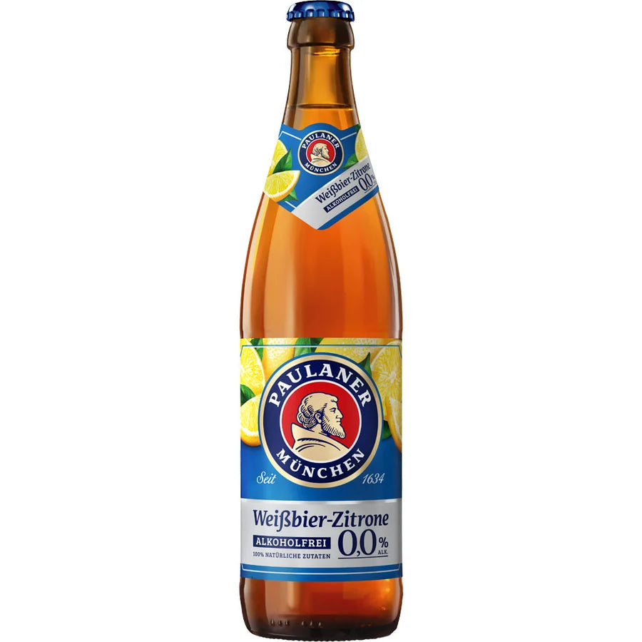 Paulaner Weißbier-Zitrone 0,0% Alkoholfrei 20x0,5