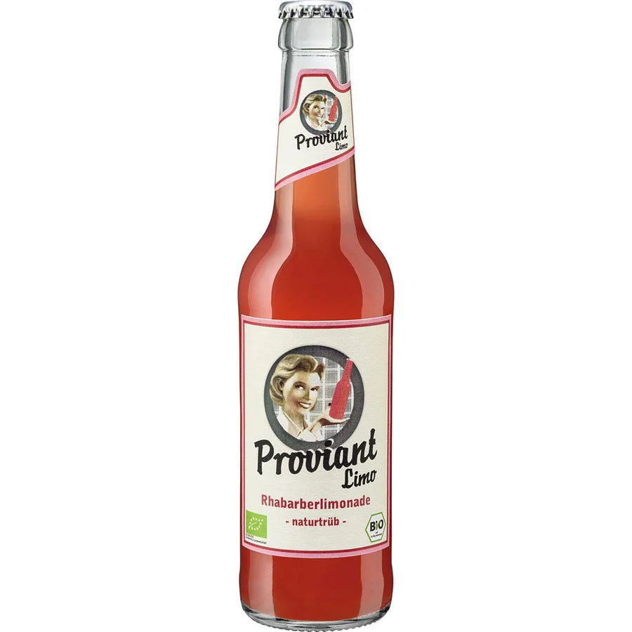 Proviant Rhabarberlimo naturtrüb BIO 24x0,33