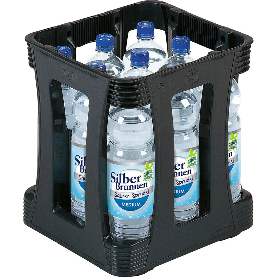 Silberbrunnen Medium 9x1 PET
