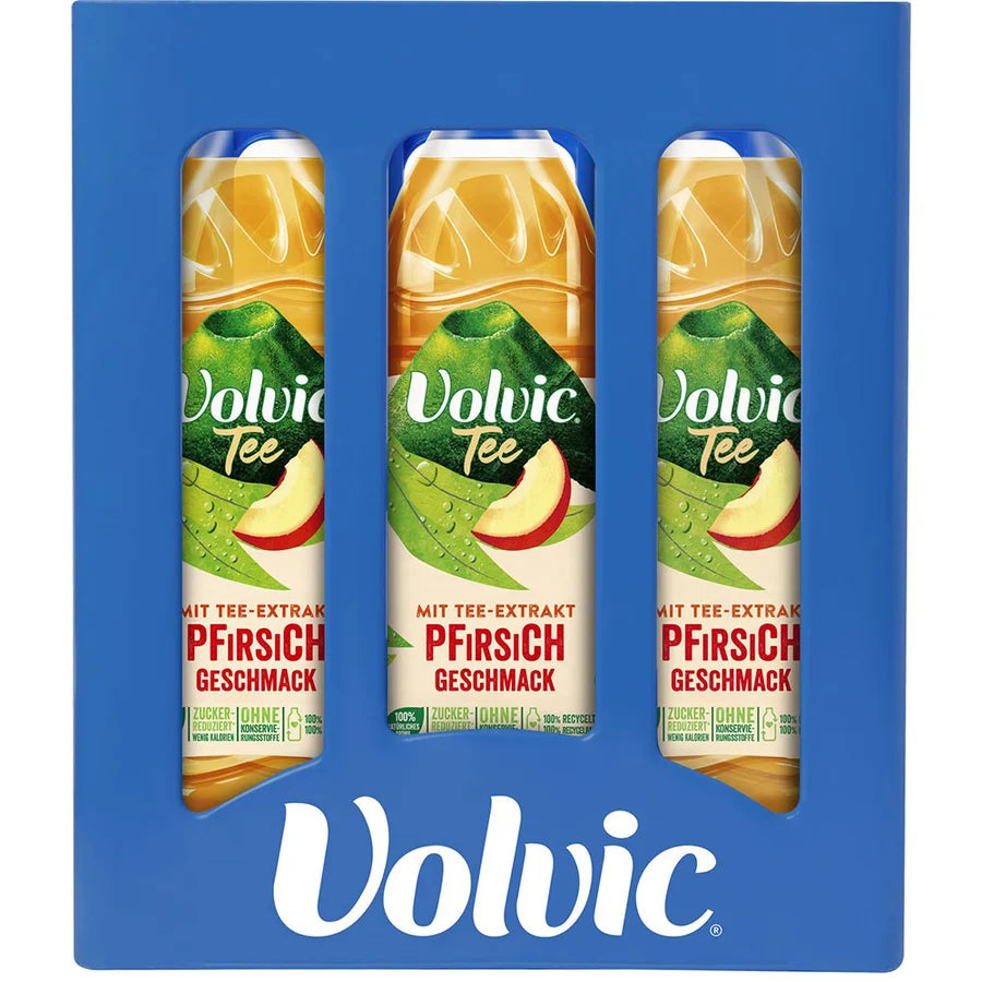 Volvic Eistee Pfirsich PET 6x1,5